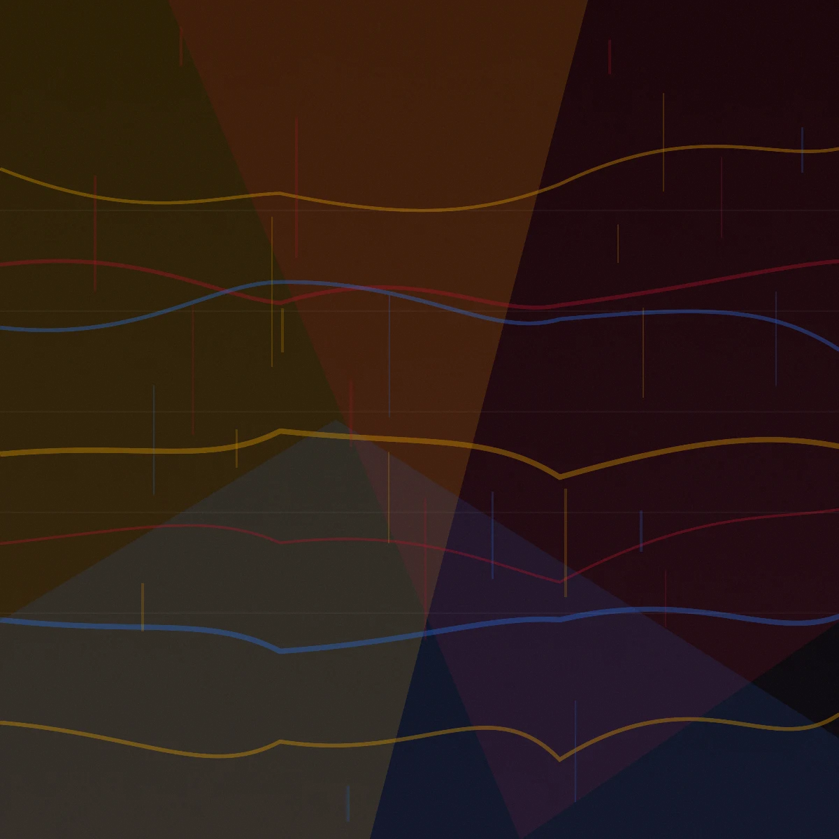 Abstract waveform heart pulsing like a hardstyle kick.